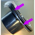 Traversée de paroi ronde 110mm RTF Très résistant (vortex)